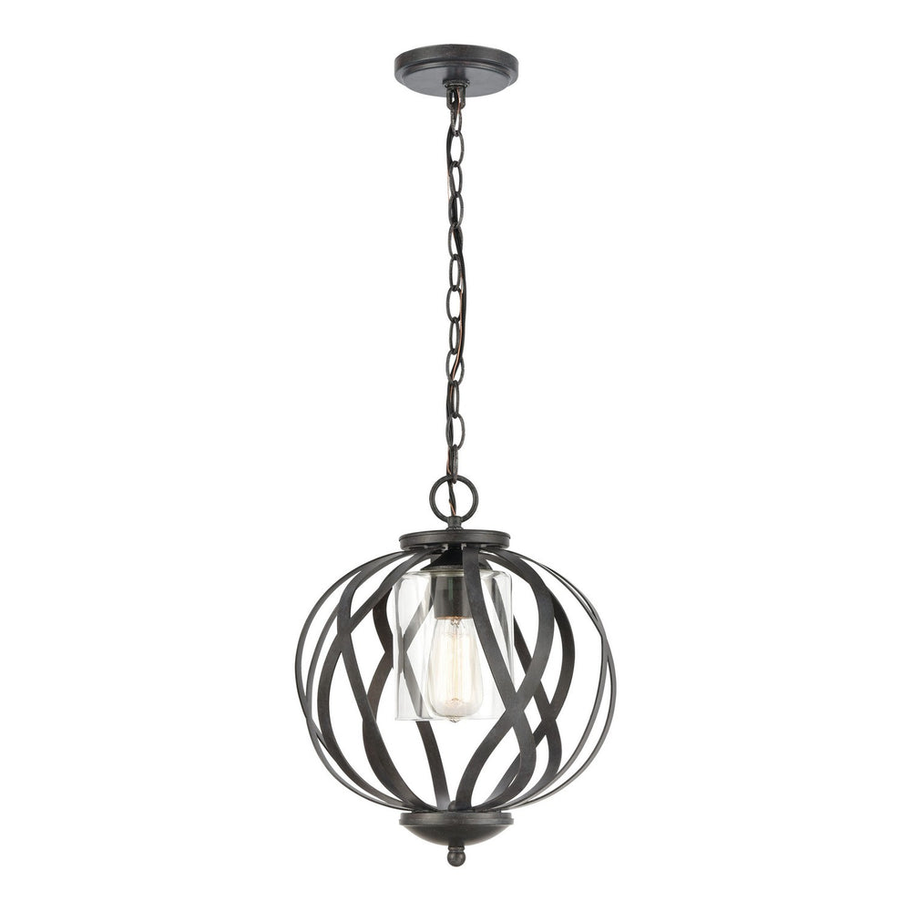 ELK Home - One Light Pendant - Daisy - Midnight Bronze- Union Lighting Luminaires Decor