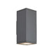 Visual Comfort Modern - LED Outdoor Wall Lantern - Tegel - Charcoal- Union Lighting Luminaires Decor