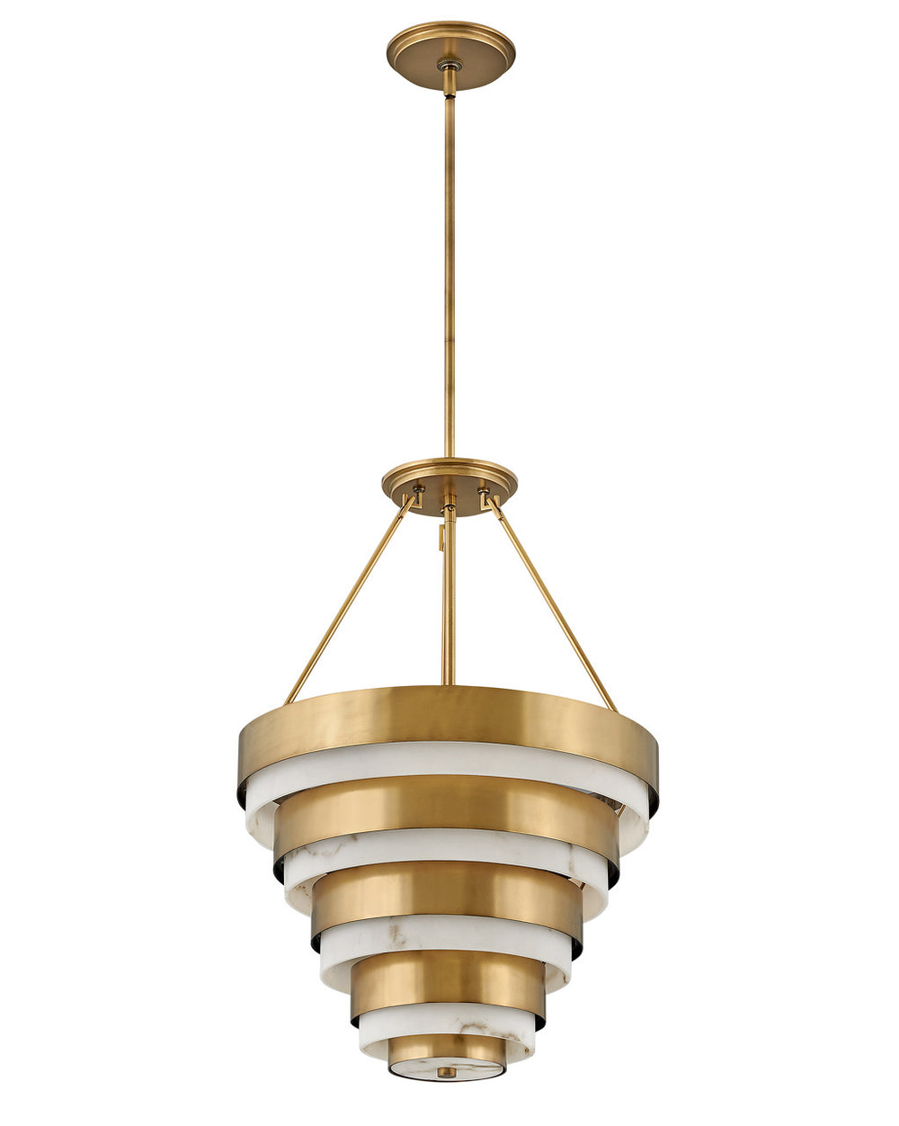 Hinkley Canada - LED Pendant - Echelon - Heritage Brass- Union Lighting Luminaires Decor