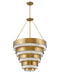 Hinkley Canada - LED Chandelier - Echelon - Heritage Brass- Union Lighting Luminaires Decor