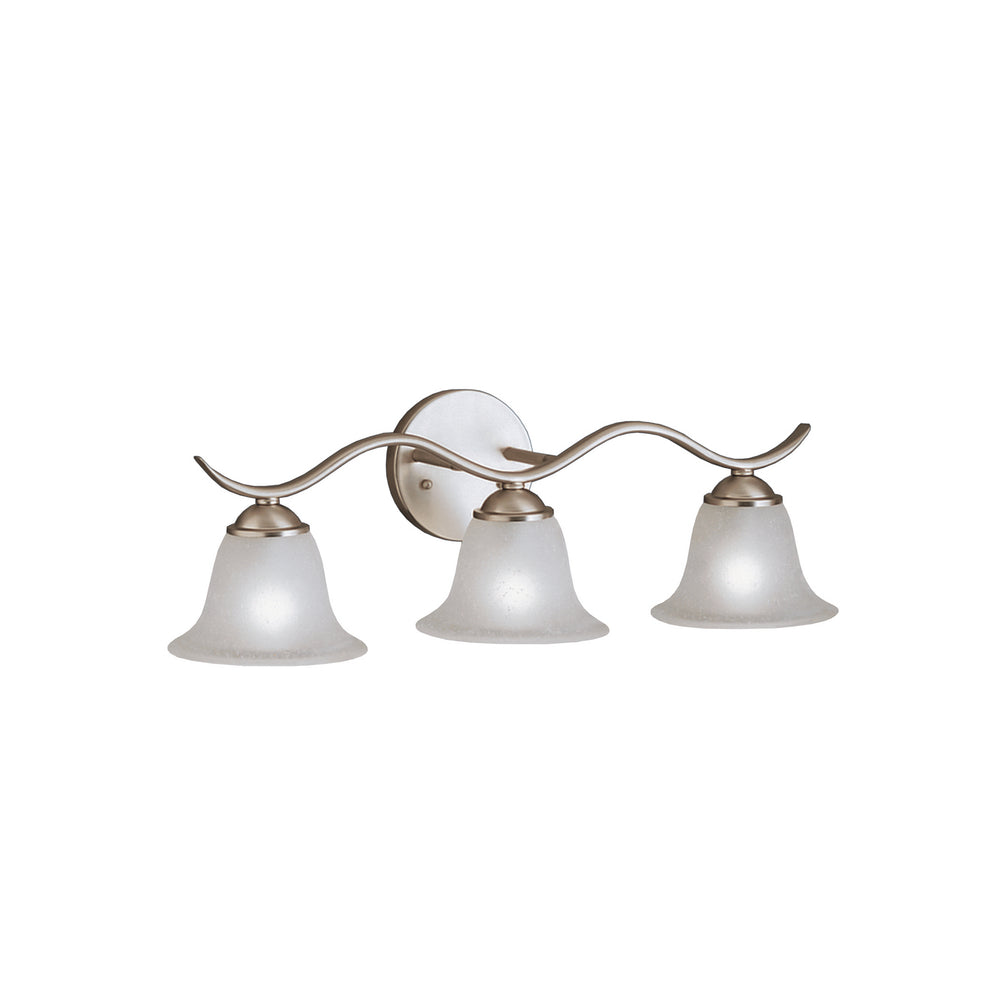Kichler Canada - Three Light Bath - Dover - Brushed Nickel- Union Lighting Luminaires Decor