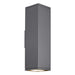 Visual Comfort Modern - LED Outdoor Wall Lantern - Tegel - Charcoal- Union Lighting Luminaires Decor