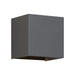 Visual Comfort Modern - LED Outdoor Wall Mount - Vex - Charcoal- Union Lighting Luminaires Decor