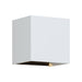 Visual Comfort Modern - LED Outdoor Wall Mount - Vex - White- Union Lighting Luminaires Decor