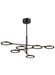Visual Comfort Modern - LED Chandelier - Spectica - Matte Black- Union Lighting Luminaires Decor