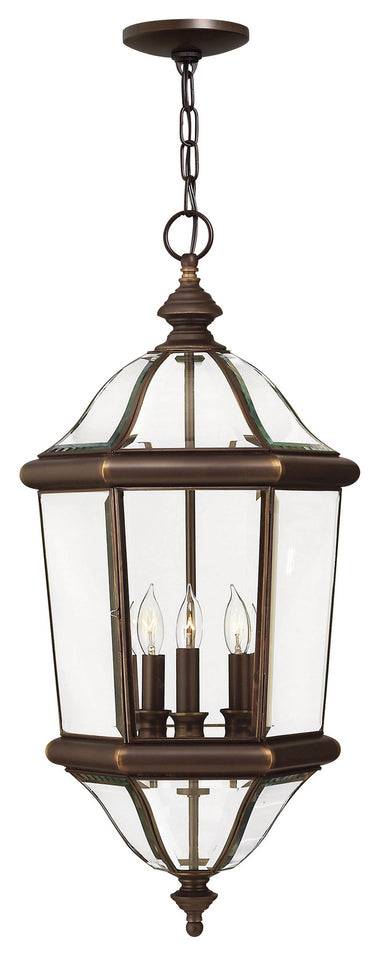 Hinkley Canada - LED Hanging Lantern - Augusta - Copper Bronze- Union Lighting Luminaires Decor