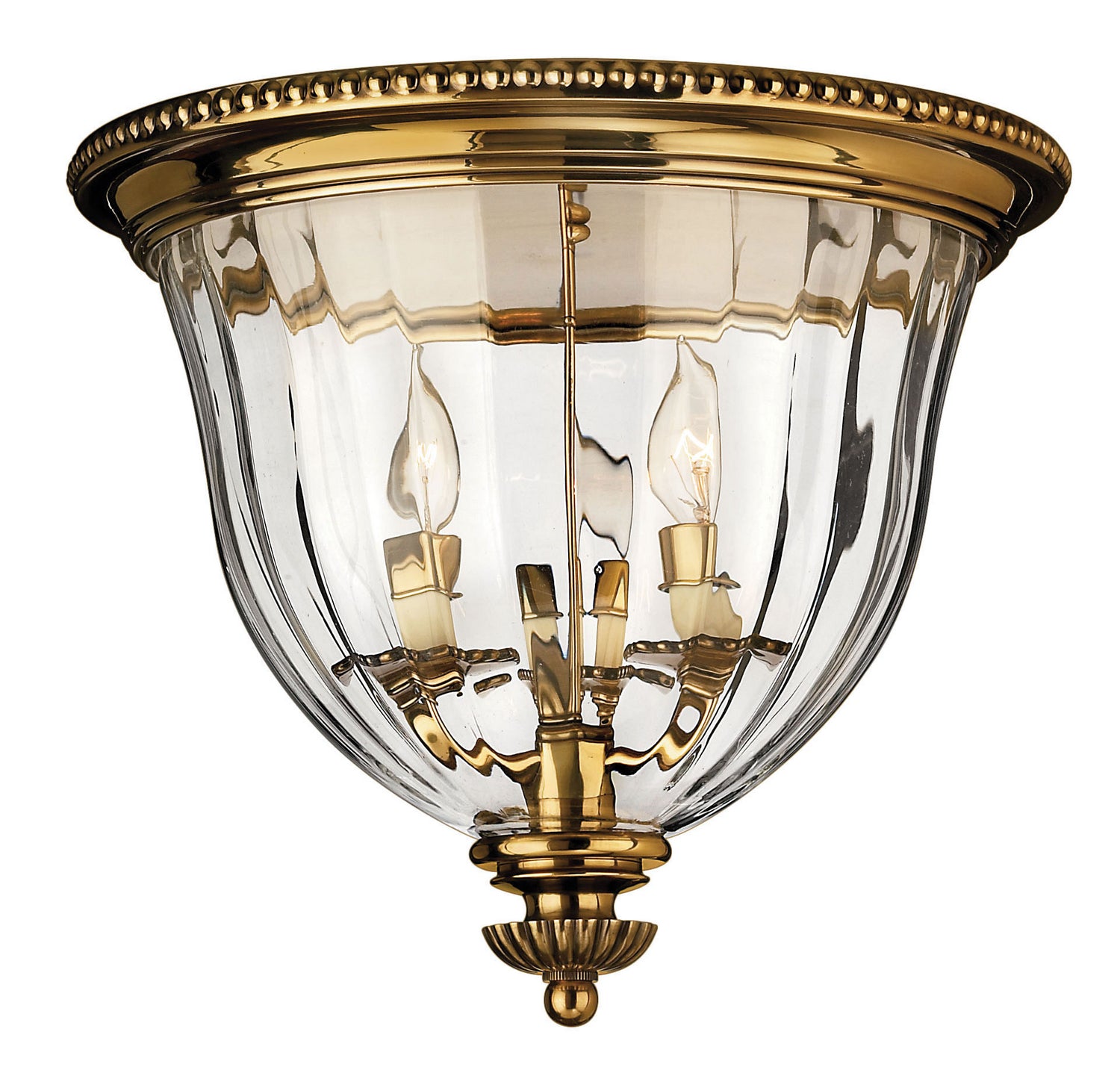 Hinkley Canada - LED Flush Mount - Cambridge - Burnished Brass- Union Lighting Luminaires Decor