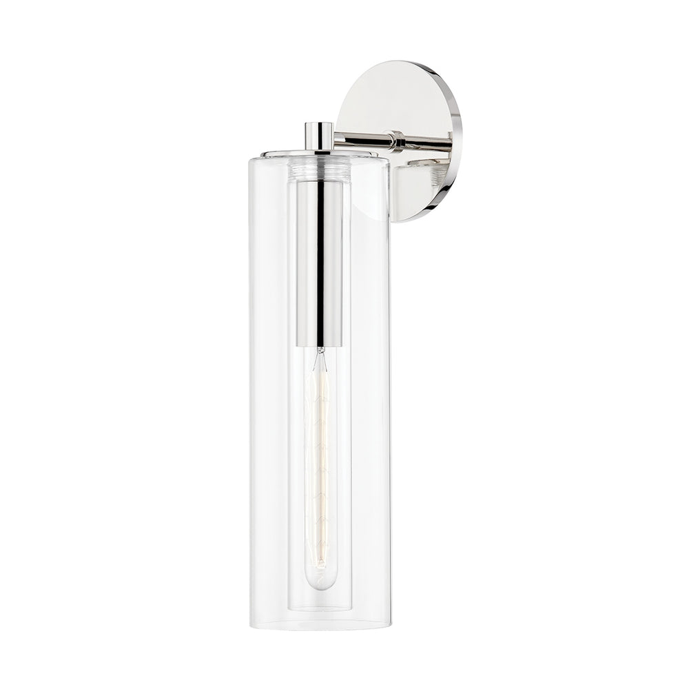 Mitzi Canada - One Light Wall Sconce - Belinda - Polished Nickel- Union Lighting Luminaires Decor