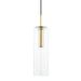 Mitzi Canada - One Light Pendant - Belinda - Aged Brass- Union Lighting Luminaires Decor