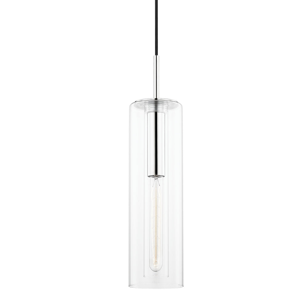 Mitzi Canada - One Light Pendant - Belinda - Polished Nickel- Union Lighting Luminaires Decor
