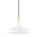 Mitzi Canada - One Light Pendant - Cassidy - Aged Brass/Soft Off White- Union Lighting Luminaires Decor