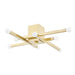 Mitzi Canada - Eight Light Flush Mount - Dona - Aged Brass- Union Lighting Luminaires Decor