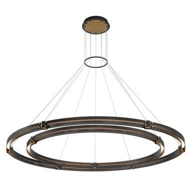 Eurofase Canada - ADMIRAL-CHD-2LT-62IN-GBM - ADMIRAL - Gold-Black- Union Lighting Luminaires Decor
