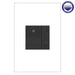 Legrand Canada - Paddle Fan Speed Control Switch with Microban - Adorne - Graphite- Union Lighting Luminaires Decor