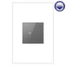 Legrand Canada - Touch Tru-Universal Dimmer with Microban - Adorne - Magnesium- Union Lighting Luminaires Decor