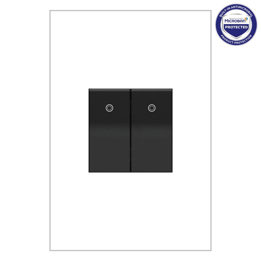 Legrand Canada - Paddle Switch, Half-Size with Microban - Adorne - Graphite- Union Lighting Luminaires Decor