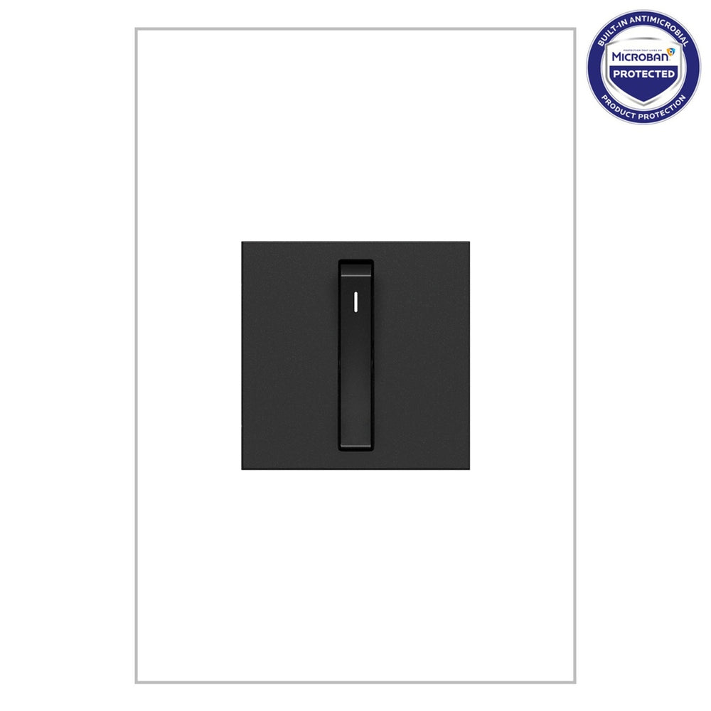 Legrand Canada - Whisper Switch with Microban - Adorne - Graphite- Union Lighting Luminaires Decor