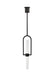 Visual Comfort Modern - LED Pendant - Calumn - Nightshade Black- Union Lighting Luminaires Decor