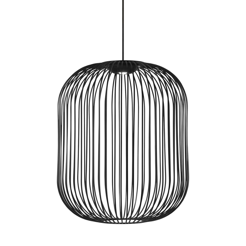 Visual Comfort Modern - LED Pendant - Kai - Nightshade Black- Union Lighting Luminaires Decor