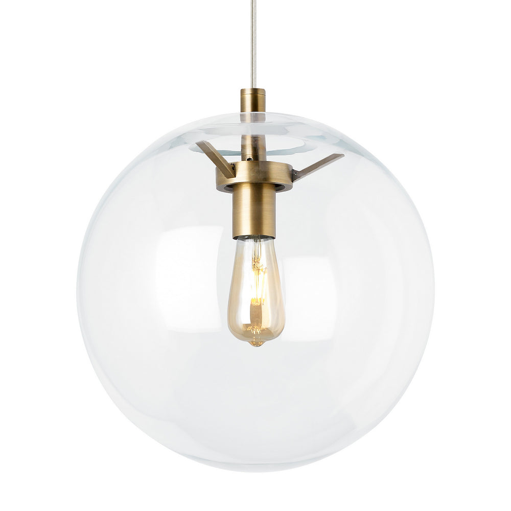Visual Comfort Modern - LED Pendant - Palona - Aged Brass- Union Lighting Luminaires Decor