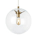 Visual Comfort Modern - LED Pendant - Palona - Aged Brass- Union Lighting Luminaires Decor
