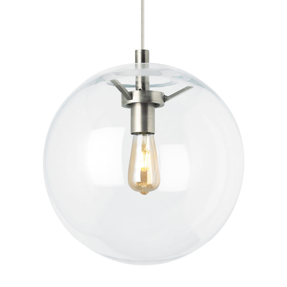 Visual Comfort Modern - LED Pendant - Palona - Satin Nickel- Union Lighting Luminaires Decor