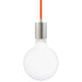 Visual Comfort Modern - One Light Pendant - SoCo - Satin Nickel- Union Lighting Luminaires Decor