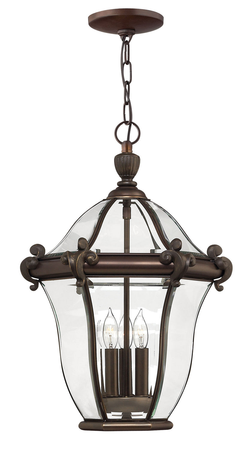 Hinkley Canada - LED Hanging Lantern - San Clemente - Copper Bronze- Union Lighting Luminaires Decor