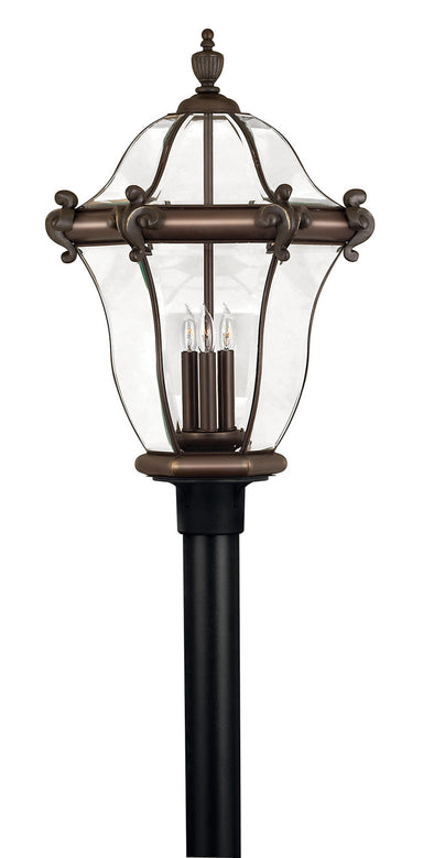 Hinkley Canada - LED Post Top or Pier Mount Lantern - San Clemente - Copper Bronze- Union Lighting Luminaires Decor