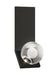 Visual Comfort Modern - LED Wall Sconce - Mina - Nightshade Black- Union Lighting Luminaires Decor