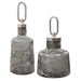 Uttermost - Bottles, S/2 - Storm - Charcoal, Taupe, And Silver- Union Lighting Luminaires Decor