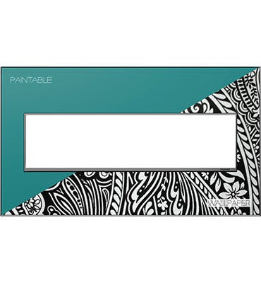 Legrand Canada - Four-Gang Screwless Wall Plate Trim - Adorne - Magnesium- Union Lighting Luminaires Decor