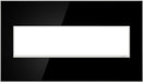 Legrand Canada - Four-Gang Screwless Wall Plate - Adorne - Mirror Black- Union Lighting Luminaires Decor