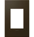 Legrand Canada - One-Gang-Plus Screwless Wall Plate - Adorne - Bronze- Union Lighting Luminaires Decor