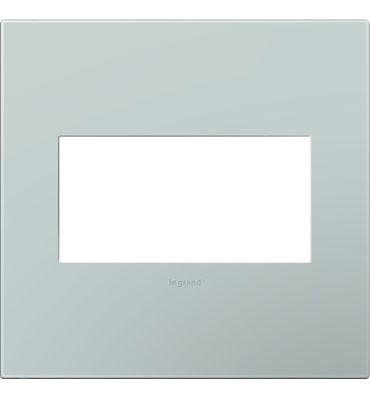 Legrand Canada - Two-Gang Screwless Wall Plate with Microban - Adorne - Pale Blue- Union Lighting Luminaires Decor