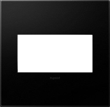 Legrand Canada - Two-Gang Screwless Wall Plate with Microban - Adorne - Grahite- Union Lighting Luminaires Decor