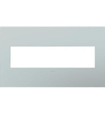 Legrand Canada - Four-Gang Screwless Wall Plate - Adorne - Pale Blue- Union Lighting Luminaires Decor
