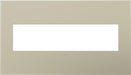 Legrand Canada - Four-Gang Screwless Wall Plate - Adorne - Titanium- Union Lighting Luminaires Decor