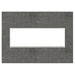 Legrand Canada - Three-Gang Screwless Wall Plate - Adorne - Slate Linen- Union Lighting Luminaires Decor