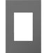 Legrand Canada - One-Gang-Plus Screwless Wall Plate with Microban - Adorne - Magnesium- Union Lighting Luminaires Decor