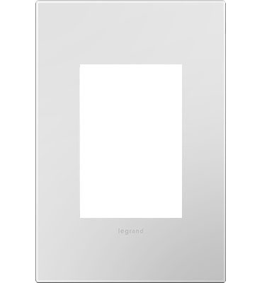 Legrand Canada - One-Gang-Plus Screwless Wall Plate with Microban - Adorne - Powder White- Union Lighting Luminaires Decor