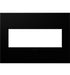 Legrand Canada - Three-Gang Screwless Wall Plate - Adorne - Black Ink- Union Lighting Luminaires Decor