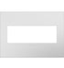 Legrand Canada - Three-Gang Screwless Wall Plate with Microban - Adorne - Powder White- Union Lighting Luminaires Decor