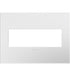 Legrand Canada - Three-Gang Screwless Wall Plate with Microban - Adorne - Gloss White- Union Lighting Luminaires Decor
