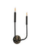 Dainolite Canada - Two Light Wall Sconce - Eleanor - Black- Union Lighting Luminaires Decor