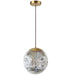Dainolite Canada - One Light Pendant - Eris - Smoke- Union Lighting Luminaires Decor