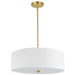 Dainolite Canada - Four Light Pendant - Everly - White- Union Lighting Luminaires Decor