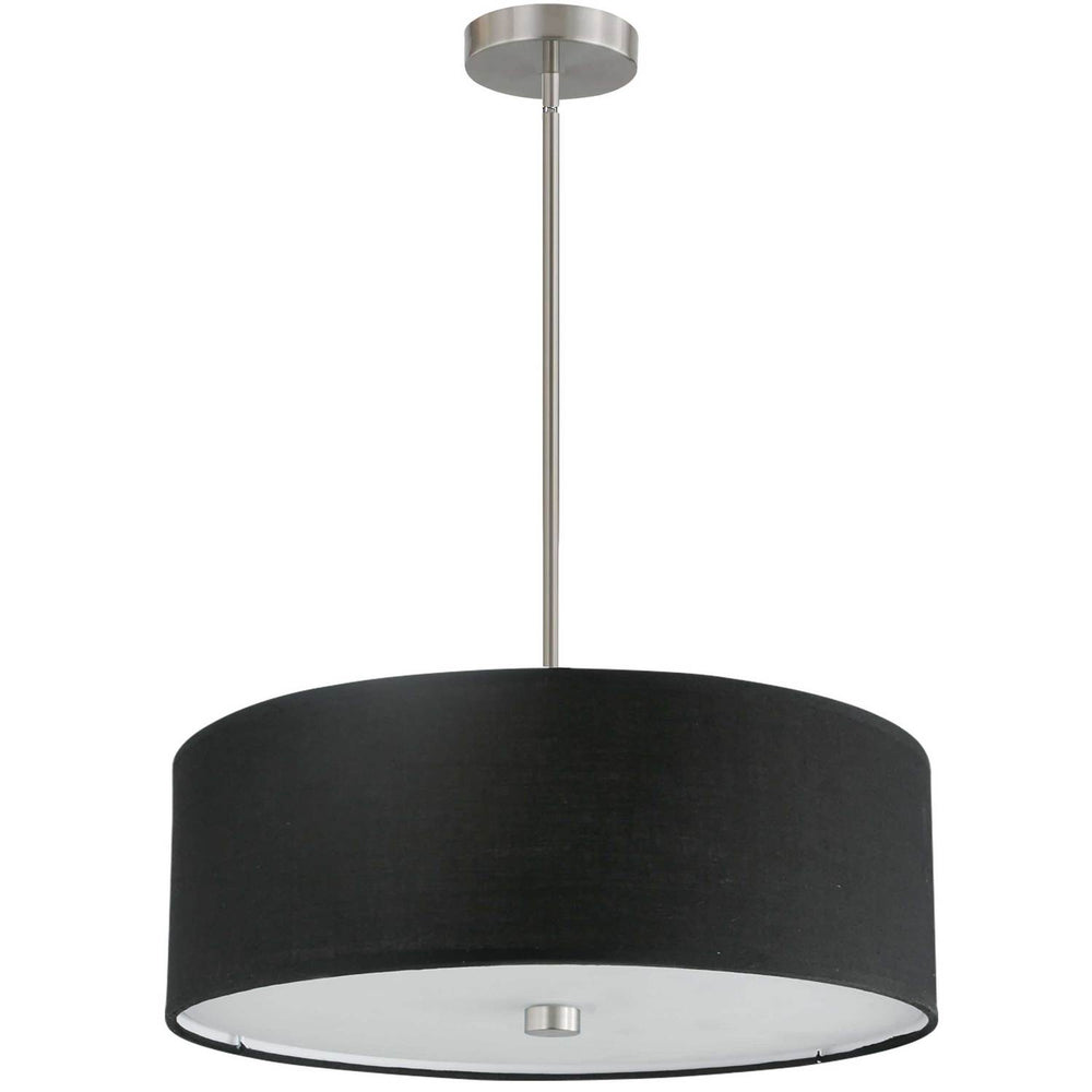 Dainolite Canada - Four Light Pendant - Everly - Black- Union Lighting Luminaires Decor