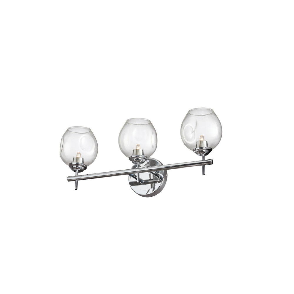 Dainolite Canada - Three Light Vanity Fixture - Abii - Polished Chrome- Union Lighting Luminaires Decor