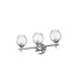 Dainolite Canada - Three Light Vanity Fixture - Abii - Polished Chrome- Union Lighting Luminaires Decor